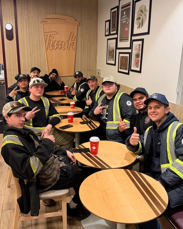 Stefano with the team